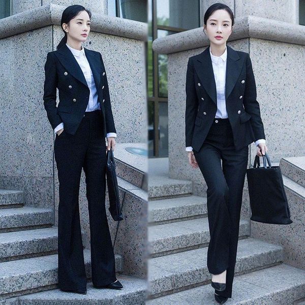 women's suits & blazers womens set 2 pieces black suit women spring and autumn style ol professional office ladies two-piece, White;black
women's suits & blazers womens set 2 pieces black suit women spring and autumn style ol professional office ladies two-piece, White;black