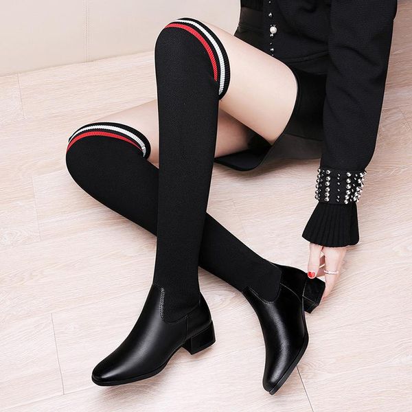 boots women winter woman shoes knee high round toe lace up platform med heel wedges black grey 2021 fashion
boots women winter woman shoes knee high round toe lace up platform med heel wedges black grey 2021 fashion