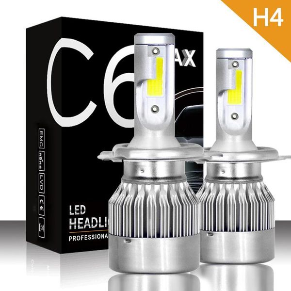 car headlights 1 pair cob h4 c6 led headlight kit hi/lo turbo light bulbs 6000k 7600lm 72w auto headlamps styling bright lamp bulb
car headlights 1 pair cob h4 c6 led headlight kit hi/lo turbo light bulbs 6000k 7600lm 72w auto headlamps styling bright lamp bulb