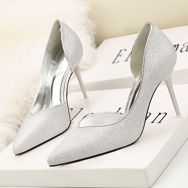 thin professional ol women's shoes thin heel high heel shallow mouth pointed side hollow single shoe high heel shoes, Black
thin professional ol women's shoes thin heel high heel shallow mouth pointed side hollow single shoe high heel shoes, Black
