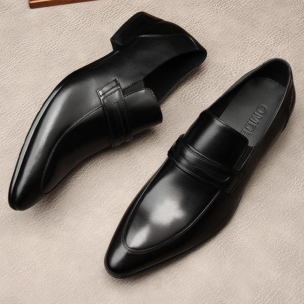 dress shoes men loafers coffee color black leather casual for luxury suit formal genuine business office
dress shoes men loafers coffee color black leather casual for luxury suit formal genuine business office