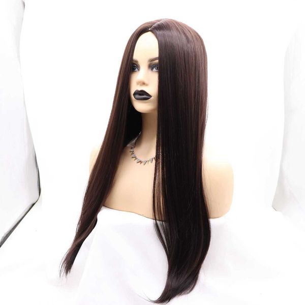 sylvia wig simulation scalp full mechanism rose net hat brown split hair, Black;brown
sylvia wig simulation scalp full mechanism rose net hat brown split hair, Black;brown