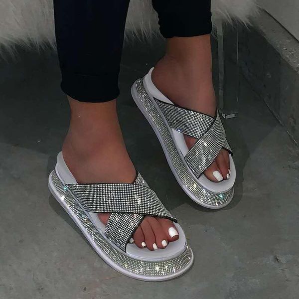 bling women slippers 2021 summer beach shoes fashion cross rhinestone female slides beautiful elegant ladies sandals, Black
bling women slippers 2021 summer beach shoes fashion cross rhinestone female slides beautiful elegant ladies sandals, Black