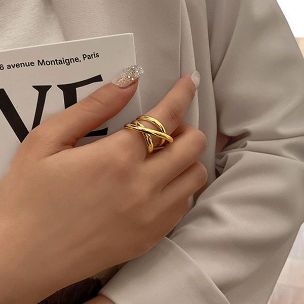 wedding rings korea vintage ins 2021 trend layered twist metallic finger ring for women girl engagement adjustable open jewelry, Slivery;golden
wedding rings korea vintage ins 2021 trend layered twist metallic finger ring for women girl engagement adjustable open jewelry, Slivery;golden