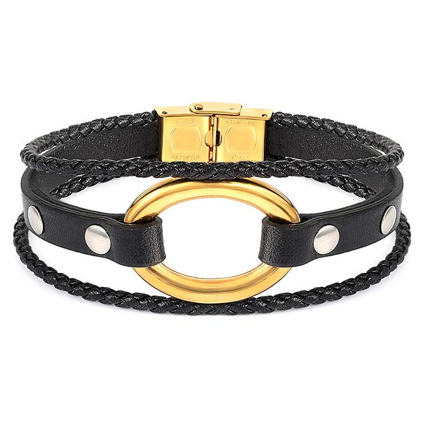 bangles bracelets selling style with bracelet fashion simple multi-layer leather versatile knitting men's circle, Black
bangles bracelets selling style with bracelet fashion simple multi-layer leather versatile knitting men's circle, Black