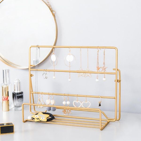 simple iron art makeup organizer large capacity jewelry holder creative cosmetic earring bracelet display storage boxes & bins
simple iron art makeup organizer large capacity jewelry holder creative cosmetic earring bracelet display storage boxes & bins