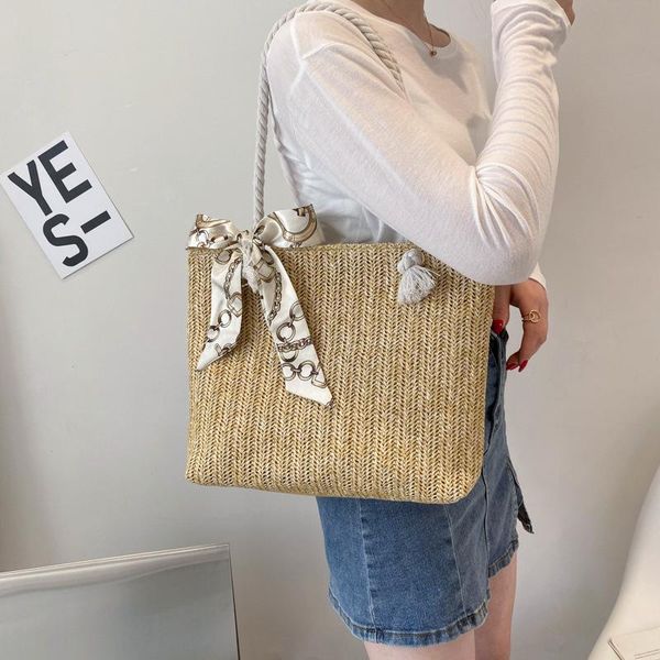 evening bags fashion women summer straw small tote bag rope handle beach casual shoulder handbag with ribbon
evening bags fashion women summer straw small tote bag rope handle beach casual shoulder handbag with ribbon