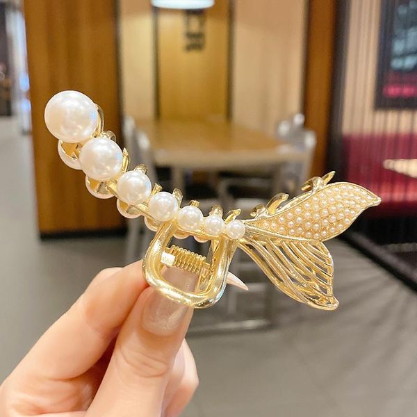 hair accessories 2021 metal pearl fish tail elegant claw for women large size clamp ponytail clip girls gifts
hair accessories 2021 metal pearl fish tail elegant claw for women large size clamp ponytail clip girls gifts