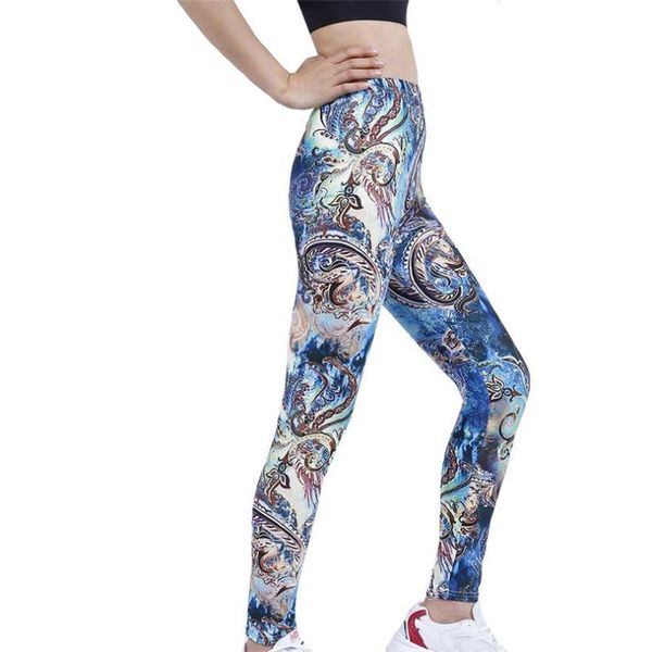 women's leggings yrrety sports women gym fitness pants push up running high waist blue graffiti print elastic knitted bottom, Black
women's leggings yrrety sports women gym fitness pants push up running high waist blue graffiti print elastic knitted bottom, Black