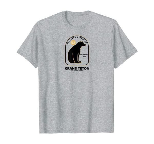 grand teton national park shirt wyoming vacation souvenir, White;black
grand teton national park shirt wyoming vacation souvenir, White;black