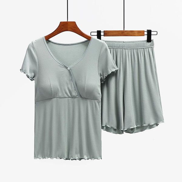 camisoles & tanks summer breastfeeding outing suit short-sleeved shorts solid color v-neck pink sweet thin spring casual, Black;white
camisoles & tanks summer breastfeeding outing suit short-sleeved shorts solid color v-neck pink sweet thin spring casual, Black;white