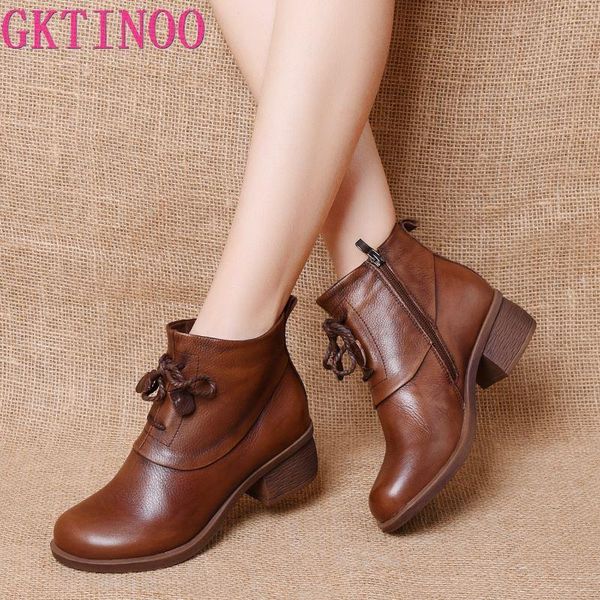 genuine leather ankle boots retro women shoes 2021 autumn winter round toe square heel zip cross-tied, Black
genuine leather ankle boots retro women shoes 2021 autumn winter round toe square heel zip cross-tied, Black