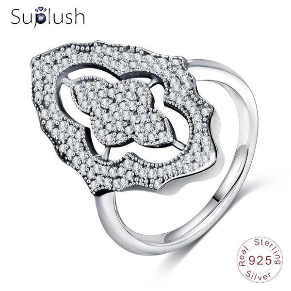 wedding rings suplush luxury women authentic sparkling lace stunning ring 925 sterling silver clear cz party jewelry gift psri0023-b, Slivery;golden
wedding rings suplush luxury women authentic sparkling lace stunning ring 925 sterling silver clear cz party jewelry gift psri0023-b, Slivery;golden