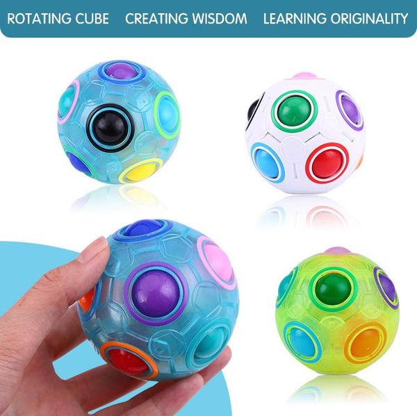 12 hole pocket rainbow ball magic cube speed football toy fun creative spherical puzzles kids educational learning toys children gift
12 hole pocket rainbow ball magic cube speed football toy fun creative spherical puzzles kids educational learning toys children gift