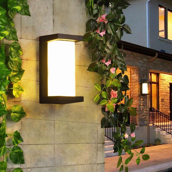 simple outdoor waterproof led wall lamp induction retro door head balcony aisle garden
simple outdoor waterproof led wall lamp induction retro door head balcony aisle garden