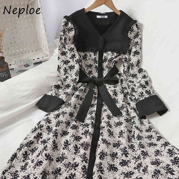 neploe v-neck single breasted drawstring flower print dress autumn fashion all-match sweet vestidos chic fungus women dresses 210423, Black;gray
neploe v-neck single breasted drawstring flower print dress autumn fashion all-match sweet vestidos chic fungus women dresses 210423, Black;gray