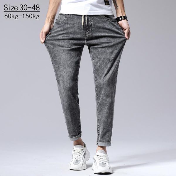 men's jeans ankle streetwear casual fashion denim trousers male harsh tannins vintage blue grey pants large size 40 42 44 46 48
men's jeans ankle streetwear casual fashion denim trousers male harsh tannins vintage blue grey pants large size 40 42 44 46 48