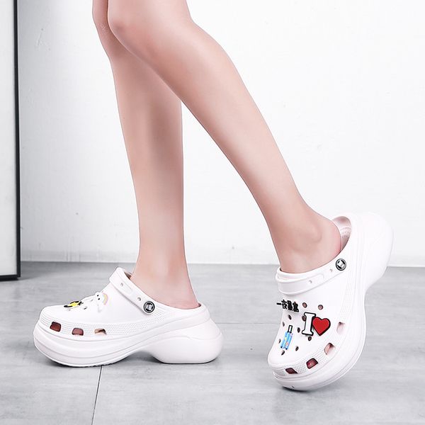 2021 summer high heel sandals women non-slip platform womens clogs shoes 8 cm beach garden shoes women zapatos de mujer zapatos, Black
2021 summer high heel sandals women non-slip platform womens clogs shoes 8 cm beach garden shoes women zapatos de mujer zapatos, Black