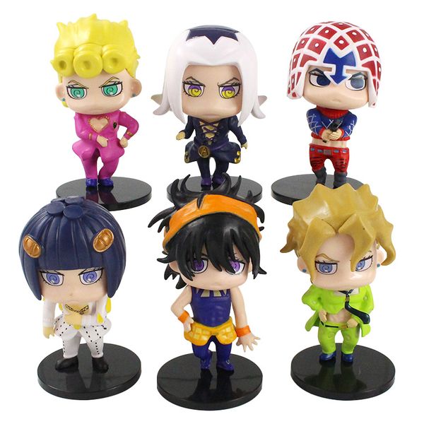 11cm 6pcs/set jojos bizarre adventure giorno giovanna bruno bucciarati action figure toys doll christmas gift
11cm 6pcs/set jojos bizarre adventure giorno giovanna bruno bucciarati action figure toys doll christmas gift