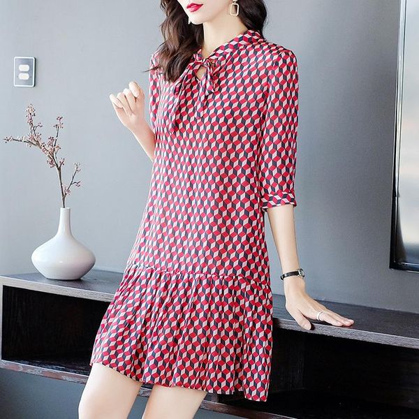 weimei high end women's loose digital red check printed silk dress 669071-1 casual dresses, Black;gray
weimei high end women's loose digital red check printed silk dress 669071-1 casual dresses, Black;gray