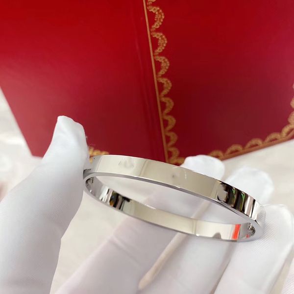Love bangles men and women Channel Jewelry diamonds fashion titanium steel bolt buckle white gold rose luxury with exquisite gift box, Black
Love bangles men and women Channel Jewelry diamonds fashion titanium steel bolt buckle white gold rose luxury with exquisite gift box, Black