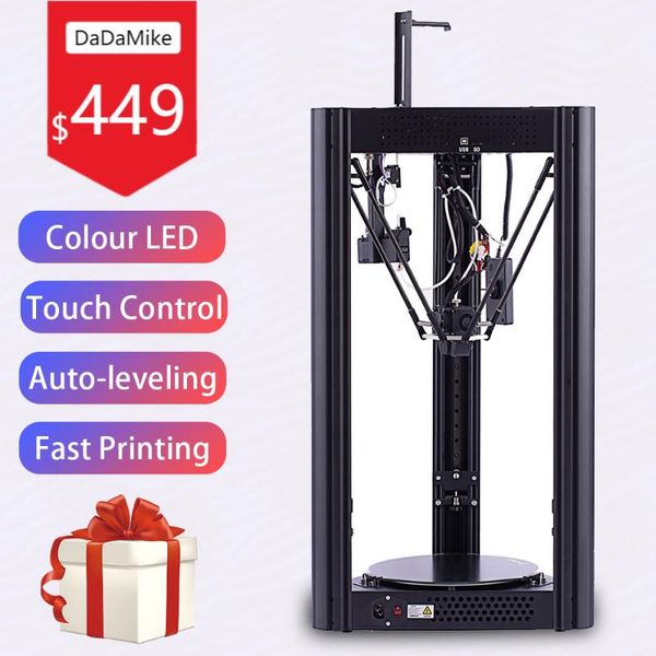 printers dadamike 150-300mm/s high speed no material auto pause diy kit 3d printer print size 255*255*360mm resume printing for beginners
printers dadamike 150-300mm/s high speed no material auto pause diy kit 3d printer print size 255*255*360mm resume printing for beginners