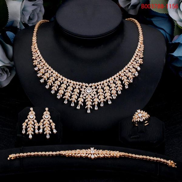 earrings & necklace wedding sets luxury cubic zirconia tassel bride bracelet and ring 4pcs dubai full jewelry set for bridal, Silver
earrings & necklace wedding sets luxury cubic zirconia tassel bride bracelet and ring 4pcs dubai full jewelry set for bridal, Silver