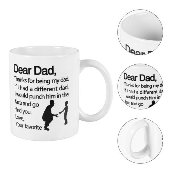 1pc father's day ceramic mug cup home tea coffee drink gift mugs 
1pc father's day ceramic mug cup home tea coffee drink gift mugs