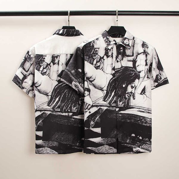 kapital casual avatar hirata and hiro reggae hawaiian short sleeve shirt couple, Black
kapital casual avatar hirata and hiro reggae hawaiian short sleeve shirt couple, Black