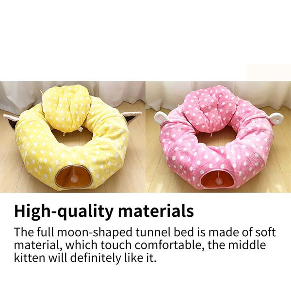 cat bed tunnel collapsible removeable tube pet interactive play toys with plush balls for puppy beds & furniture
cat bed tunnel collapsible removeable tube pet interactive play toys with plush balls for puppy beds & furniture