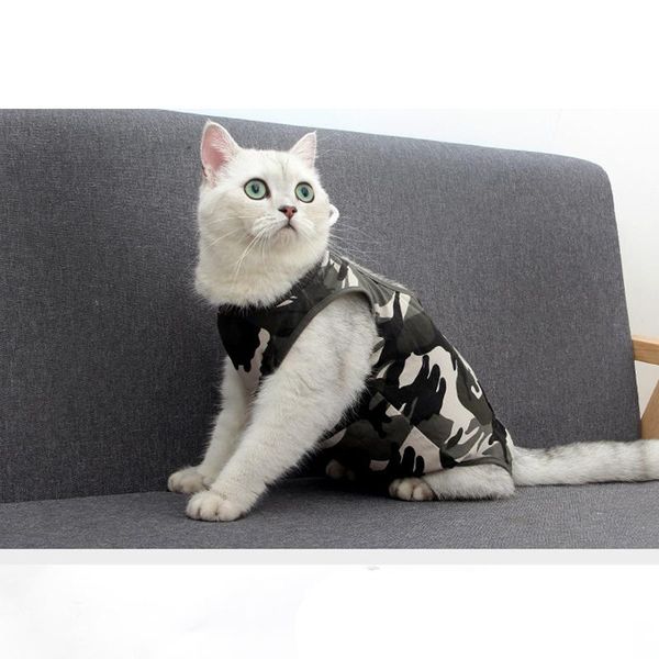 cat costumes recovery suit for abdominal wounds skin diseases anti-licking cotton breathable vest e-collar alternative cats
cat costumes recovery suit for abdominal wounds skin diseases anti-licking cotton breathable vest e-collar alternative cats