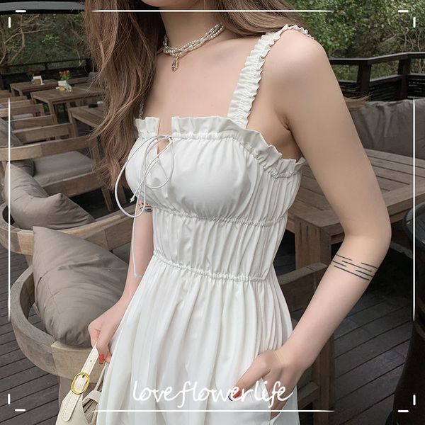 summer white elegant dress women sleeveless kawaii strap dress dress korean party evening for female casual sling 210521, Black;gray
summer white elegant dress women sleeveless kawaii strap dress dress korean party evening for female casual sling 210521, Black;gray