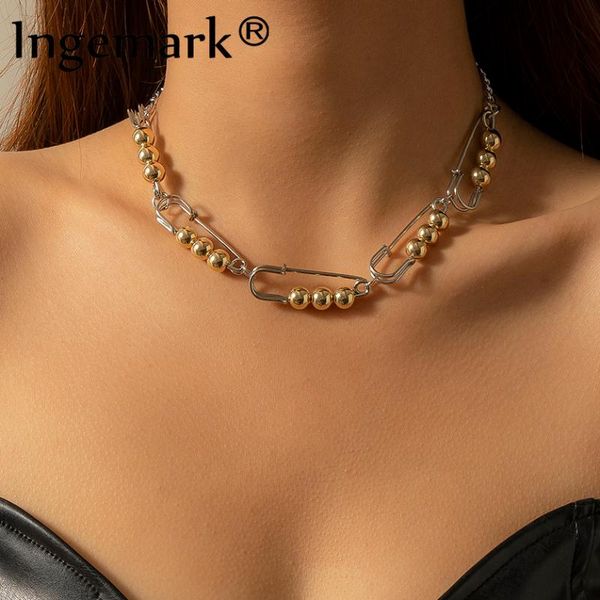 chains punk multicolor paperclip beads chain necklace choker neck exaggerated hip hop necklaces for women girls jewelry gifts collar, Silver
chains punk multicolor paperclip beads chain necklace choker neck exaggerated hip hop necklaces for women girls jewelry gifts collar, Silver
