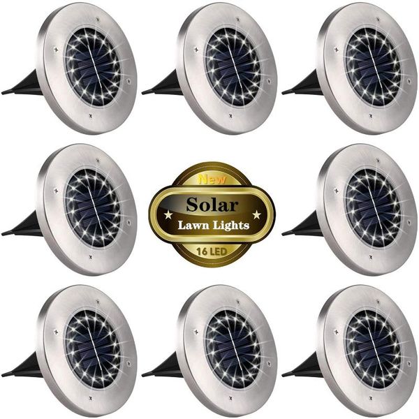solar ground lights 16 led garden outdoor waterproof in-ground powered landscape disk lawn lamp lamps
solar ground lights 16 led garden outdoor waterproof in-ground powered landscape disk lawn lamp lamps