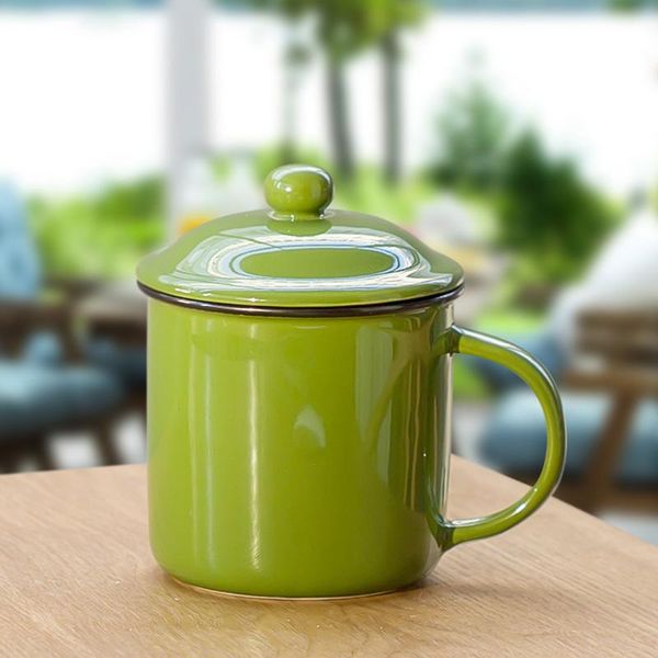 mugs 400ml chinese style vintage enamel mug with lid ceramic coffee milk tea home imitation ancient mouthwash water cup
mugs 400ml chinese style vintage enamel mug with lid ceramic coffee milk tea home imitation ancient mouthwash water cup