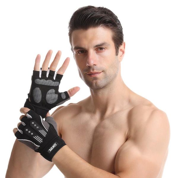 cycling gloves shockproof silicone pad half finger sport men summer bicycle gym fitness mtb bike, Black
cycling gloves shockproof silicone pad half finger sport men summer bicycle gym fitness mtb bike, Black