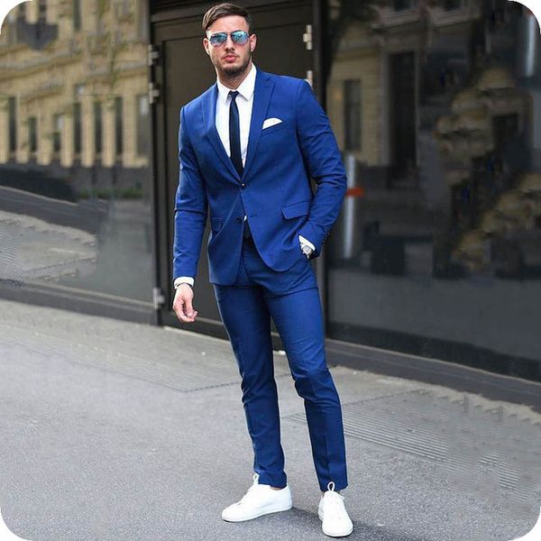 men's suits & blazers royal blue men classic for business slim fit groom tuxedo custom made man blazer jacket 2piece costume homme, White;black
men's suits & blazers royal blue men classic for business slim fit groom tuxedo custom made man blazer jacket 2piece costume homme, White;black