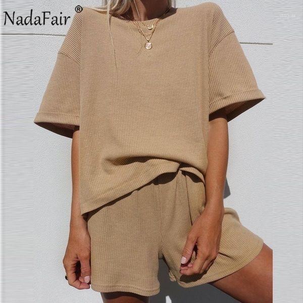 women's tracksuits nadafair 2021 causal womens tracksuit summer loose lounge wear short sleeve t shirt and shorts two piece set outfits, Gray
women's tracksuits nadafair 2021 causal womens tracksuit summer loose lounge wear short sleeve t shirt and shorts two piece set outfits, Gray