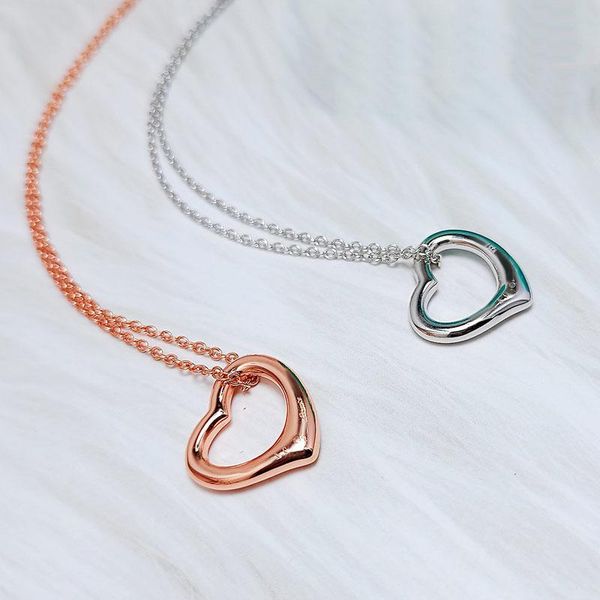 pendant necklaces 1:1 classic real925 logo heart shaped tif necklace ladies high luxury jewelry fashion brand birthday gift, Silver
pendant necklaces 1:1 classic real925 logo heart shaped tif necklace ladies high luxury jewelry fashion brand birthday gift, Silver