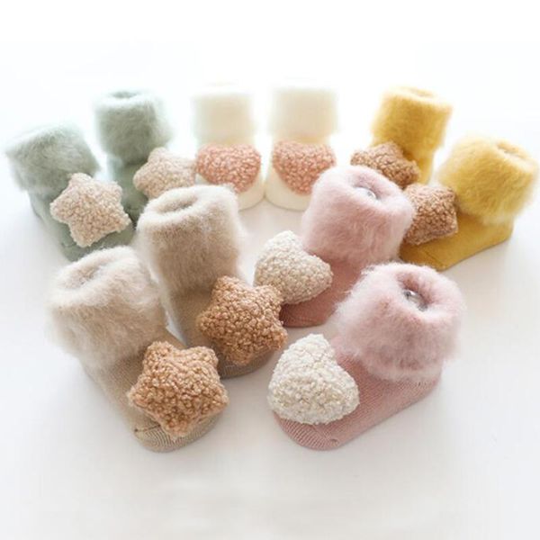 socks cute baby girls boys toddler autumn winter velvet thickening plush keep warm born anti slip floor, Pink;yellow
socks cute baby girls boys toddler autumn winter velvet thickening plush keep warm born anti slip floor, Pink;yellow