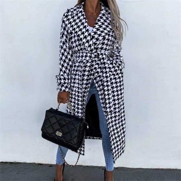 elegant turn-down collar belted women cardigan coat autumn winter wool blend warm jacket fashion long sleeve pocket long outwear 211019, Black
elegant turn-down collar belted women cardigan coat autumn winter wool blend warm jacket fashion long sleeve pocket long outwear 211019, Black