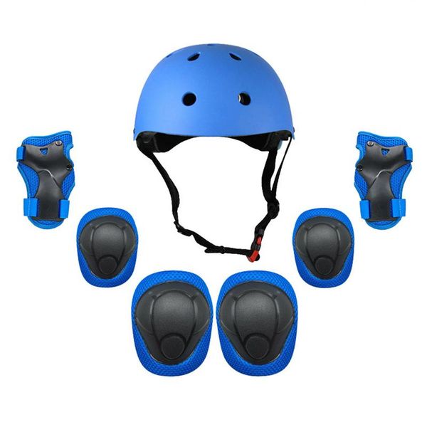universal 7-pieces protective gear set kids skating knee elbow wrist protection bicycle bikle helmet rw & pads, Black;gray
universal 7-pieces protective gear set kids skating knee elbow wrist protection bicycle bikle helmet rw & pads, Black;gray