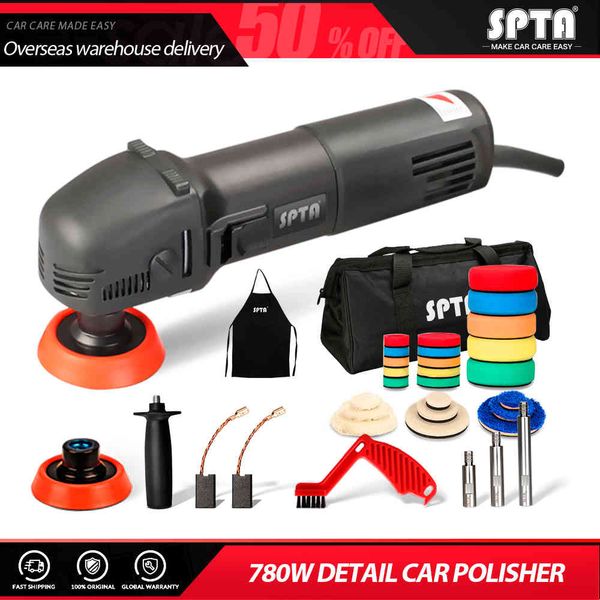 spta 780w mini polishing machine rotary hand car polisher auto 27pc polish detailing pad drill 75mm 100mm 140mm shaft
spta 780w mini polishing machine rotary hand car polisher auto 27pc polish detailing pad drill 75mm 100mm 140mm shaft