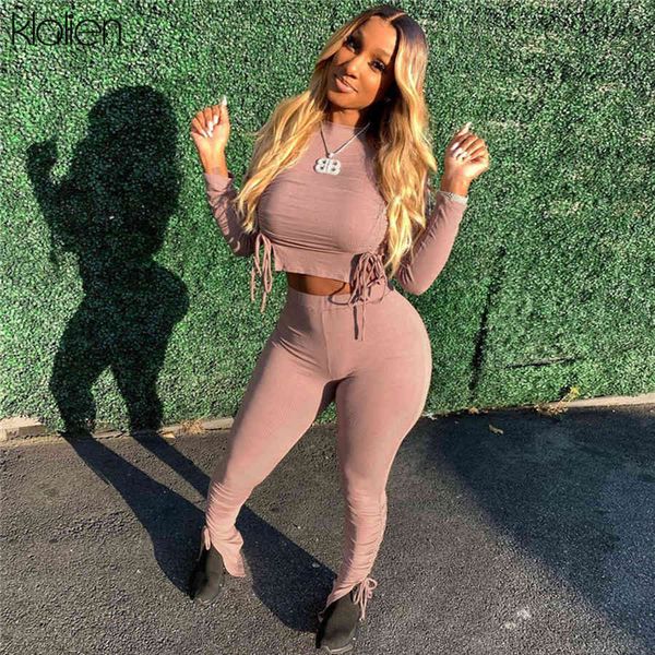 t shirt fashion solid rib knitted women two piece set skinny elastic drawstring female tracksuit streetwear black outfit, White
t shirt fashion solid rib knitted women two piece set skinny elastic drawstring female tracksuit streetwear black outfit, White