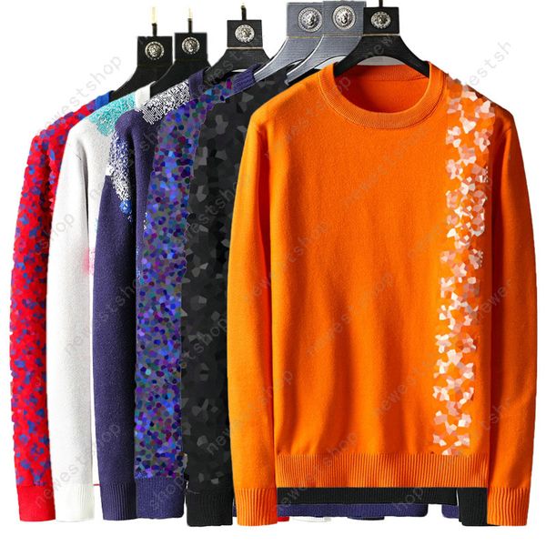 designer autumn luxury mens sweater clothing pullover slim fit all casual sweatshirt geometry patchwork knitted sweaters color print male wo, White;black
designer autumn luxury mens sweater clothing pullover slim fit all casual sweatshirt geometry patchwork knitted sweaters color print male wo, White;black