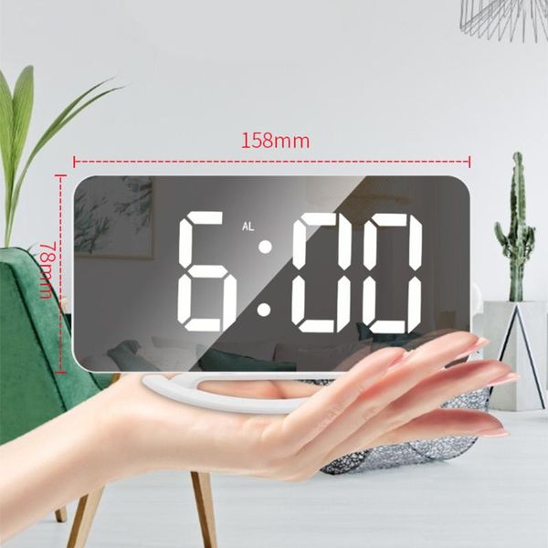 other clocks & accessories led mirror clock digital alarm table with snooze 3 adjustable brightness auto-adapt backlight electronic
other clocks & accessories led mirror clock digital alarm table with snooze 3 adjustable brightness auto-adapt backlight electronic