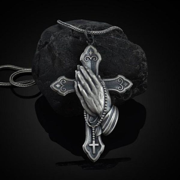 pendant necklaces the praying hands pendants & brother gift stainless steel hip hop men chain jewelry, Silver
pendant necklaces the praying hands pendants & brother gift stainless steel hip hop men chain jewelry, Silver