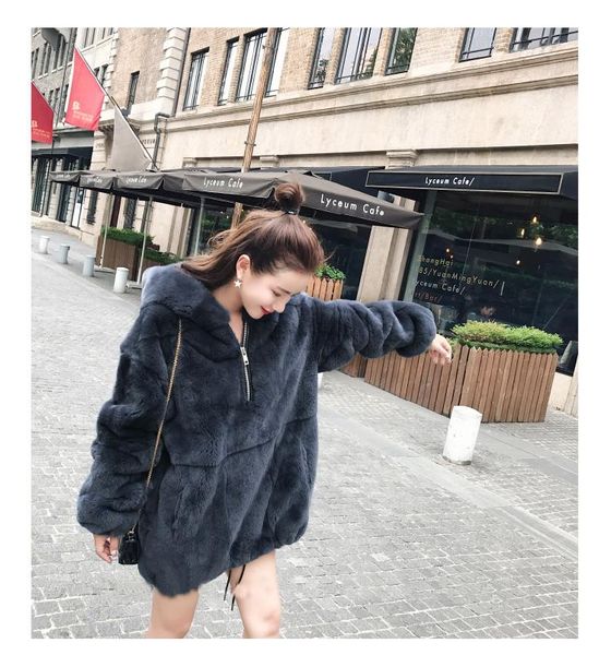 women's fur & faux red grey blue rex hooded parka jackets coat outwear garment oversize boyfriend pullover jacket plus size, Black
women's fur & faux red grey blue rex hooded parka jackets coat outwear garment oversize boyfriend pullover jacket plus size, Black
