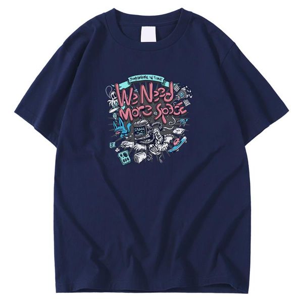 we need more space graffiti street print male tee shirt casual style clothes vintage loose tees short sleeve man t-shirts men's, White;black
we need more space graffiti street print male tee shirt casual style clothes vintage loose tees short sleeve man t-shirts men's, White;black