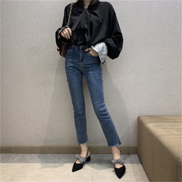 dress shoes french girl high heels fairy shoes gentle single female spring models bow net red pointed thick heel 5mk3, Black
dress shoes french girl high heels fairy shoes gentle single female spring models bow net red pointed thick heel 5mk3, Black